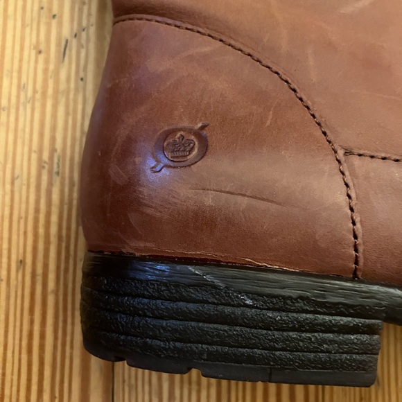 NWT Born Shaunie Extended Calf Boots in Cognac Sz 7. - Picture 9 of 12